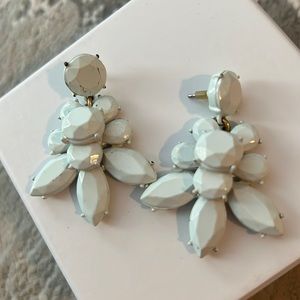 Light blue tier earrings